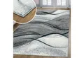 OTTO home Teppich Tritom, rechteckig, Höhe: 9 mm, mit besonders weichem Flor, Kurzflor, modernes Wellen Muster
