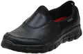 Skechers Damen Sure Track Sicherheitsschuhe, Black Leather, 39 EU