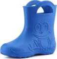 Ladeheid Eva Kinder Jungen Mädchen Gummistiefel Regenschuhe LA-CA-01 (Blau, 26/27 EU)