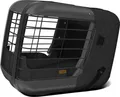 4pets Caree Black Series, Fester Transportbox, Auto-Haustiertransportbox, Hund, Schwarz, Einfarbig, 40 °C