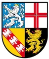 Autoaufkleber Sticker Saarland Schild Fahne Flagge Aufkleber