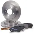 Bestprice Satz Bremsscheiben + Bremsbeläge Hinterachse [Hersteller-Nr. 10602572] für Kia, Hyundai