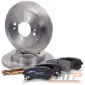 BREMSSCHEIBEN VOLL Ø234 + BREMSBELÄGE HINTEN FÜR HYUNDAI i10 1.1 1.2