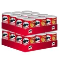 Pringles Original (2x 12x 40 g) – der unwiderstehliche Snack-Klassiker in der praktischen Dose – knackige Chips mit Salz – Pop. Play. Eat.