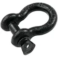 Safetex Schäkel 10mm schwarz mit Schraubbolzen
