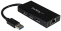 StarTech.com 3 Port USB 3.0 Hub mit Gigabit Ethernet