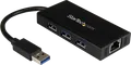 ST ST3300GU3B - USB 3.0 Hub 3x USB Typ-A, 1x RJ45 Ethernet