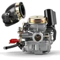 Vergaser GY6 50cc 60cc für Rex RS 400 450 460, 18mm Vergaser mit Ansaugstutzen