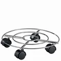 Wagner Multiroller Untersetzer Trolley Pflanzen Blumen Möbel „Draht Chrom“ 30cm