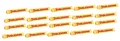 20 Riegel Toblerone gelb a 100 g Milchschokolade mit Honig- und Mandel-Nougat
