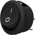 ORNO AE-13180 Kippschalter 230v Round Strom: 6, 10A Versorgungsspannung: 230V (Schwarz)
