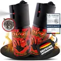 Wilhelm 2 x Pfefferspray 40 ml Tierabwehrspray – hochdosiert (ca. 2 Mio. Scoville) – zur Abwehr von Tieren mit Sicherungskappe und Gürtelclip frei verkäuflich in Deutschland