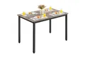 VASAGLE Esstisch Esszimmertisch, Küchentisch, 70 x 110 x 77 cm, für 4 Personen