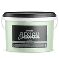 Craft Colors® hochwertige Wandfarbe edelmatt, Kreidefarbe made in Germany, DESIGN Collection No. 625 pastell mint grün (5 Liters)