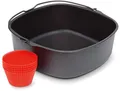 Philips HD9925/01 Back-Kit für Airfryer Turbostar mit 0,8kg Fassungsvolumen (Backform und 7 Silikon-Muffinförmchen)