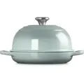 Le Creuset Brot Bräter Signature rund 24 cm Sea Salt