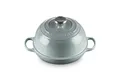 Le Creuset Signature Brot Bräter aus Gusseisen, 24 cm, Sea Salt