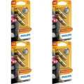 4x Philips Standard H6W Halogen 6W 12V Autolampen Glühlampen Glühbirnen