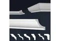 marbet design Stuckleiste E-36, Musterstück (20cm), XPS Styropor weiß - Deckenleisten Deckenabschlussleisten E-Leisten - (Musterstück E-36)