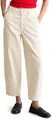 Marc OߴPolo Denim Damen Barrel-Hose mit Stretch-Anteil Cropped, Cremefarben (Creamy White), L