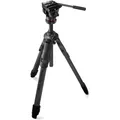Manfrotto ONE Hybrid Carbonfaser-Stativ mit 500X Fluid-Kopf MKONEC-500X