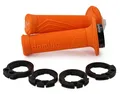 Paar Domino D-Lock Griffe Orange Lock On Kawasaki KX 250F/450F 4T 2016-2021