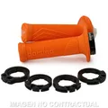 Domino D100 Offroad Griffpack Orange D-Lock Mit Lock-Fixiersystem