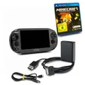 PS Vita Konsole Slim 2016 #61A + Ladekabel + Spiel Minecraft - Psvita Edition
