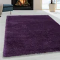 Hochflor-Teppich AYYILDIZ TEPPICHE "FLUFFY 3500", lila, B:200cm H:50mm L:290cm