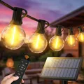 Solar Lichterkette LED Außen - 15M Solarbetrieben Modernes Design für Hochzeit