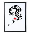 IDEAL TREND Classic Leichter Kunststoffbilderrahmen mit Acrylglas Schutz ohne Kompromisse BD: Farbe: Schwarz | Format: 30x45