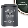 Metallschutzlack 4in1 Metalllack Metallfarbe Metallschutzfarbe W908 Tannengrün - 750ml