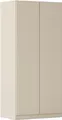 rauch Drehtürenschrank Kleiderschrank Schrank Garderobe Wäscheschrank COSTA Breite 91 cm (in 3 Ausstattungen BASIC/CLASSIC/PREMIUM) mit griffloser Front und Push-to-Open Funktion MADE IN GERMANY
