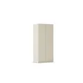 Rauch Möbel Costa, Kleiderschrank für Schlafzimmer, Kinderzimmer, Babyzimmer, Garderobe, Flur, 2-türig, Push-to-Open, mit Zubehör Basic, Farbe Beige, Breite 91 cm
