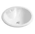 Aqualine Einbauwaschbecken SHIPRA Keramik-Einbauwaschbecken, 46cm, Weiß (1-St)