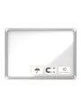 Nobo Premium Plus Schaukasten für den Außenbereich 8 × A4, weiße, magnetische Metall-Rückwand, Klapptür