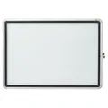 nobo® 1902579 Schaukasten mit Klapptür - 8x A4, 92,3 x 66,7 x 4,3 cm, weiß, magn