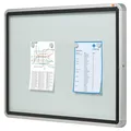 nobo Schaukasten silber 8x DIN A4 97,2 x 4,5 x 69,2 cm, 1 St.
