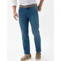 Brax Herren Five-Pocket-Hose Style COOPER DENIM, denim hellblau, Gr. 38/34