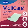 MoliCare Premium Bed Mat Textile 7 Tropfen | 85x90 cm | 1 Stück