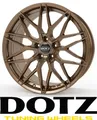 4x Dotz Suzuka 8,5x19 5/120,0 ET33 Bronze matt