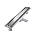 Lineare Duschablaufrinne, 60 cm, Edelstahl, 360°-Siphon