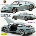 Porsche 911 S/T Coupe 2023-24 Leichtbau-Edition Meissenblau 1:18 Norev 187470