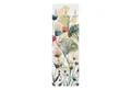 Bilderdepot24 Garderobenpaneel weiss Aquarell Blumen Floral Kunst Landhaus Wildblumen im Sommer I (ausgefallenes Flur Wandpaneel mit Garderobenhaken Kleiderhaken hängend), moderne Wandgarderobe - Flurgarderobe im schmalen Hakenpaneel Design