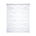 LIEDECO Duo-Rollo, Polyester, mit Wellen-Muster - weiss