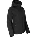 Bergson Regenjacke ROCKRIDER Damen Regenjacke, Netzfutter, 12000 mm Wassersäule, Normalgrößen, sch schwarz normal | 46