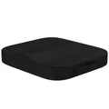 Sitzkissen orthopädisch - Ergonomisches Memory Foam Kissen für Bürostuhl, Auto, Rollstuhlkissen oder Sitzerhöhung für Erwachsene - Mittlere Härte (Raumgewicht RG45) - Wellness Schwarz 41cmx41cmx5cm