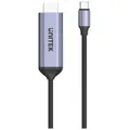 UNITEK USB-C männlich- HDMI 2.1 männlich Kabel 8K 1,8m Audio Video Cable schwarz