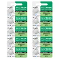 Seizaiken Seiko 371 SR920SW Uhrenbatterie, 1,55 V, 0% Hg, Silberoxid, 10 Batterien, hergestellt in Japan