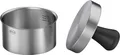 RÖSLE Burgerpresse PRO, 25083, Edelstahl, zum einfachen Formen von Burgerpatties, Ring ohne Boden, Ø 11 cm
